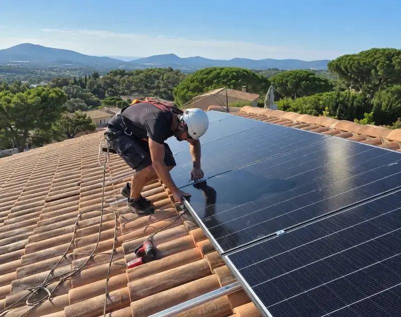 Installateur panneaux solaires Romagné — pose photovoltaïque sur toiture